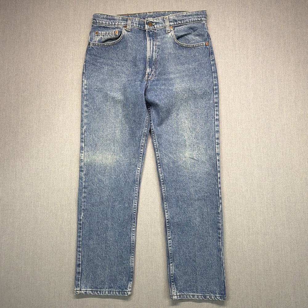 VTG‎ 80s Levi's 505 Jeans Made in USA Men's 34x30 (Fits 33x29) Fading